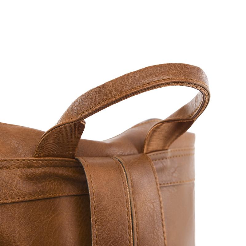 Lässiger Damen-PU-Rucksack, Retro-Pendler-Reiserucksack mit großer Kapazität