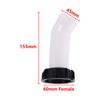 2" IBC Tank Adapter 43mm/45mm Water Tank Drainage Diversion Tube S60 Female Thread Garden Irrigation Hose Barrel Tap Fittings