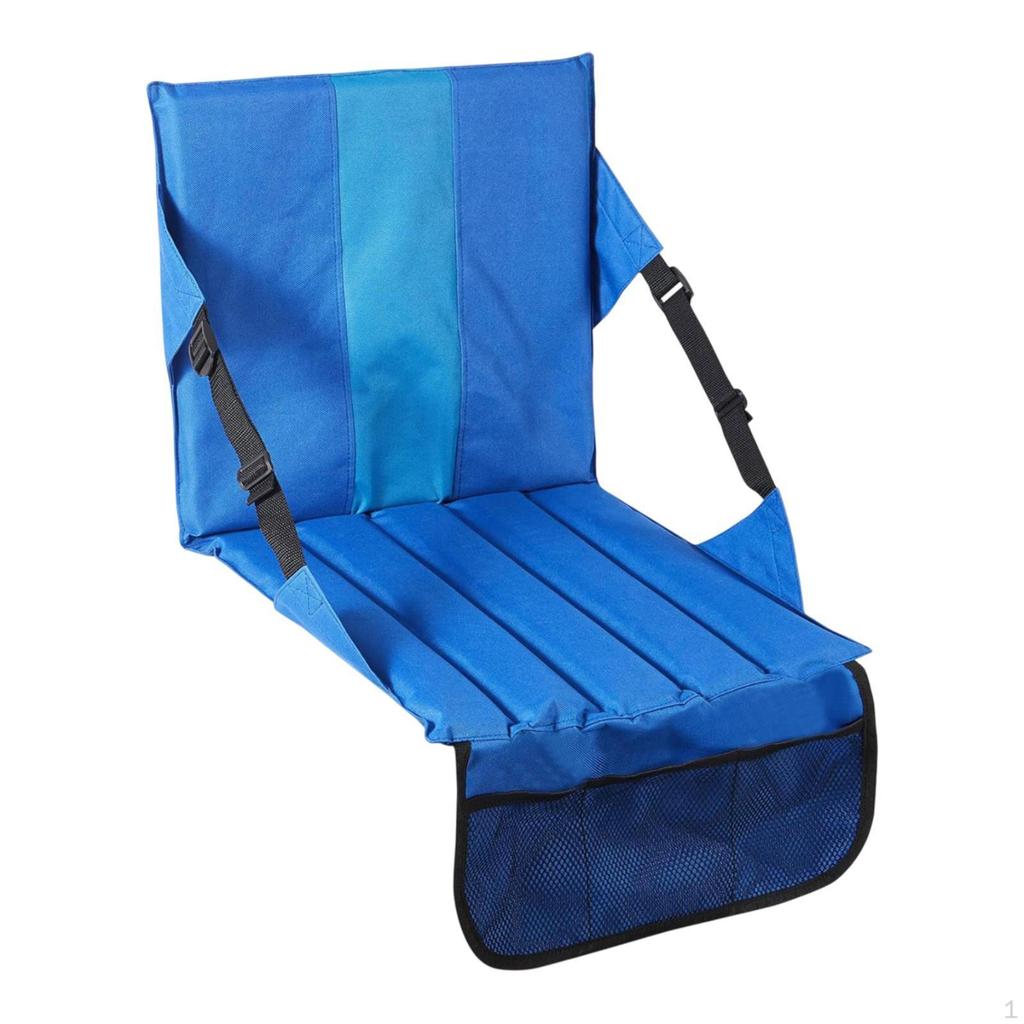 Portable Stadium Seat Cushion with Back Support for Outdoor Activities