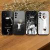 Husă de telefon Fotbal J-Jude B-Bellinghams Pentru Samsung S25,S24,S21,S22,S23,S30,Ultra,S20,Plus,Fe,Husa Neagră din Silicon Moale