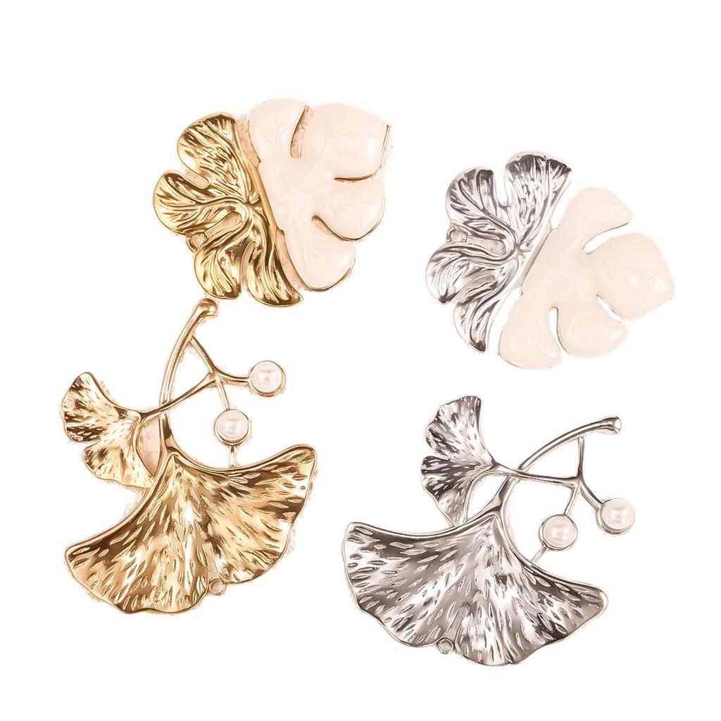 Exquisite Ginkgo Leaf Pearl Pendant: Simple, Versatile Luxury Accessory
