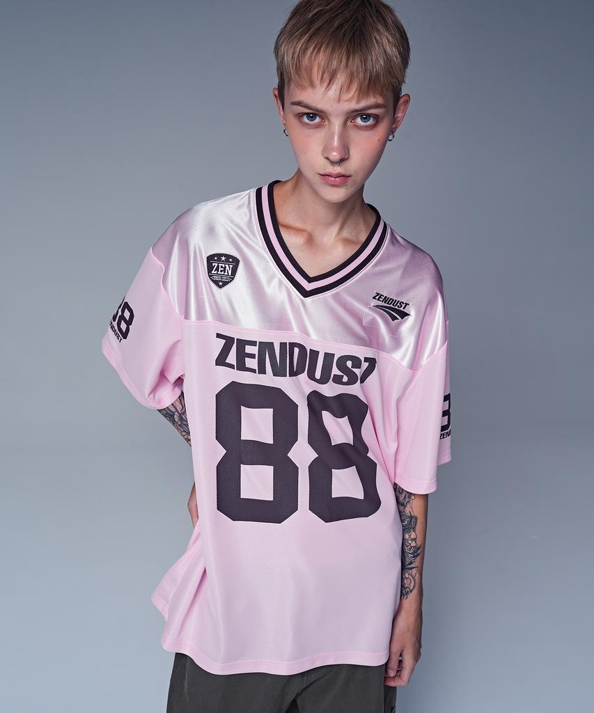 ZENDUST Chrome Play Football Jersey T-Shirt Black