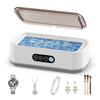 49KHZ Ultrasonic Cleaner 650ml Mini High Frequency Vibration Cleaner for Glasses, Jewelry, Dentures and Soothers