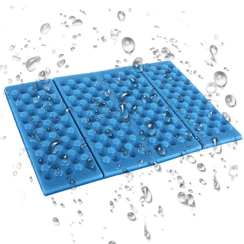 Honeycomb Massage Mat 4Fold Cushion Outdoor Hiking Camping Training Park Foldable Pillow Picnic Sitting Moisture-proof Pad