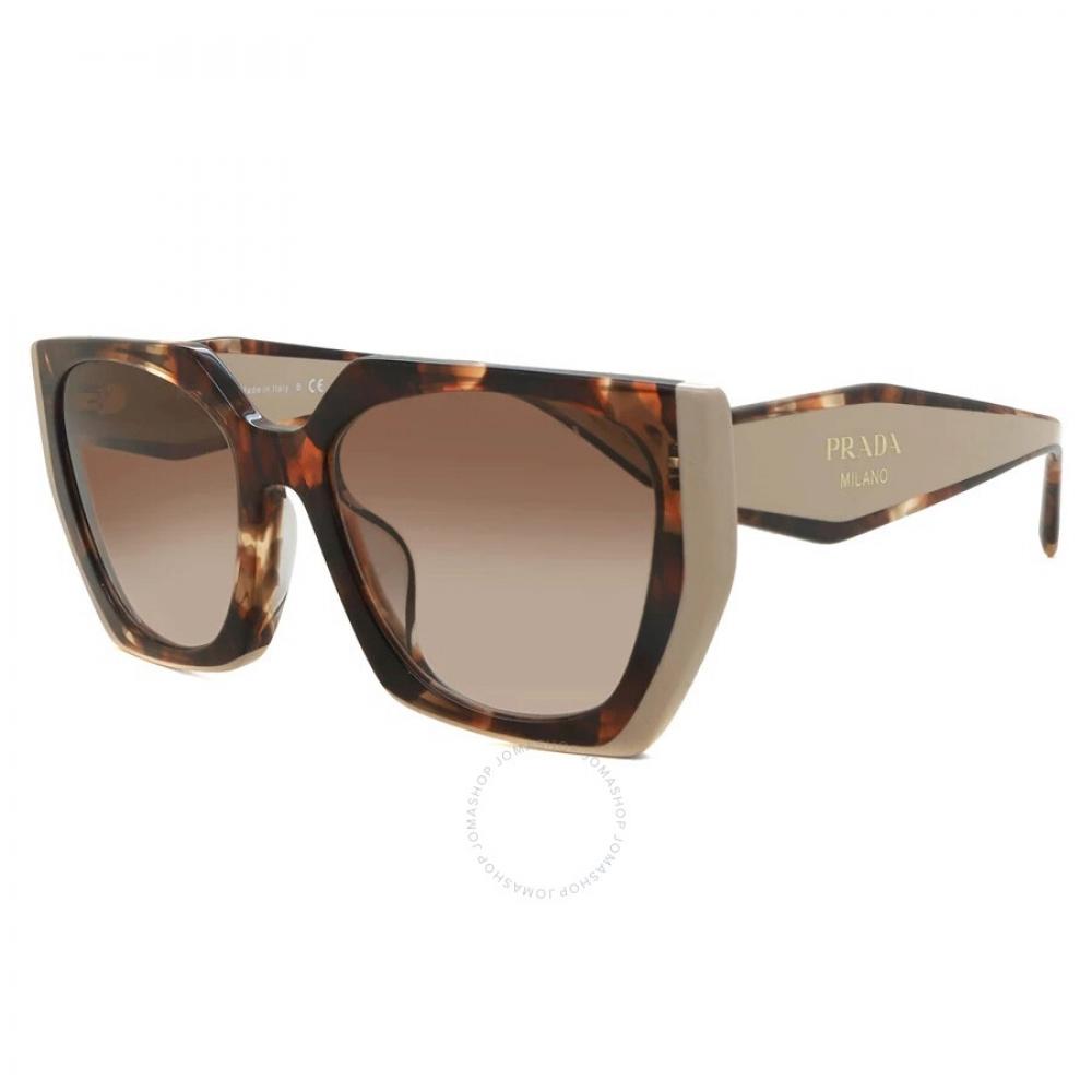 

Prada Brown Cat Eye Ladies Sunglasses Pr 15wsf 01r0a6 55