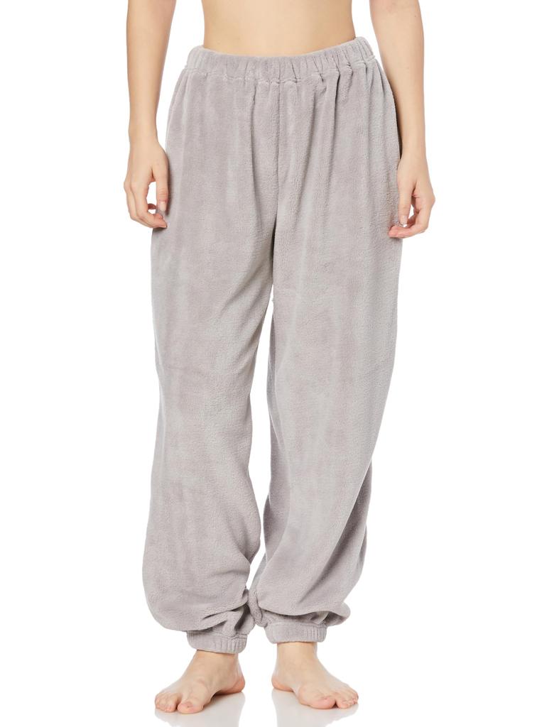 Gunze CI Comme CA Ivory Long Sleeve and Pants with Boa Fabric Women's Loungewear,