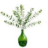 Green Color Artificial Eucalyptus Stems Silk Artificial Flowers  Garden Decoration