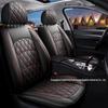 Eco-Friendly Four Seasons PVC Leather Car Seat Covers - Universal Full Coverage for Five Seats