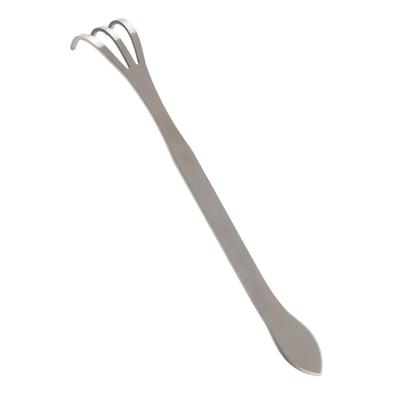 24CM Stainless Steel 3 Tines Plants Pot Rake Gardening Cultivator Soil Farming Tools