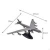 1/200 skala B52 Kämpfer Modell Miniatur Geschenk Ornament Tabletop Decor Legierung Flugzeug mit Basis