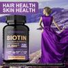 High-content biotin complex capsules, 25000mcg biotin, collagen, keratin, suitable for both men and women.