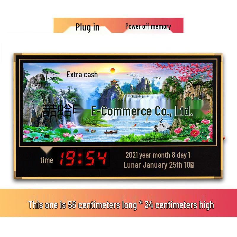 2025 Digital Perpetual Calendar with Automatic Time Sync – Wall-Mounted Electronic Clock for Home, Free Shipping