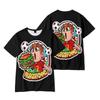 Lustiges Burger Pommes ICrimax T-Shirt Cooles Herren-T-Shirt Rundhals Lässig Unisex Streetwear Anime Mode T-Shirt Camisetas Kleidung Mann