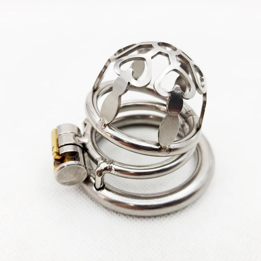 Chastity Device Cock Ring Lock Penis Ring Scrotum Bondage Chastity Lock Chastity Belt Lock Sex Toys for Men Male Cock Cages