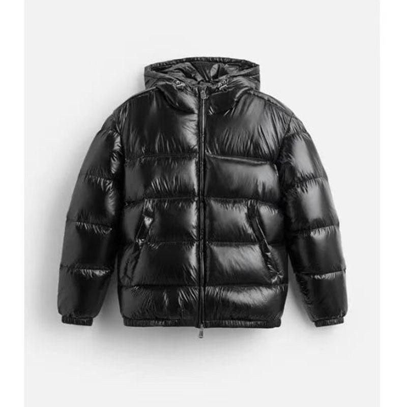 Men's Hooded Warm Cotton Puffer Jacket - European/American Style for Fall/Winter