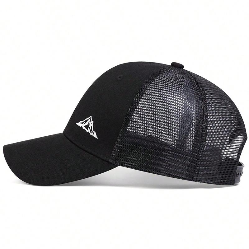 Unisex Mountain Range Embroidery Baseball Net Caps Spring and Summer Outdoor Adjustable Casual Hats Sunscreen Hat