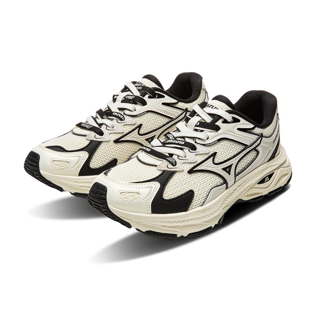 Mizuno Racer S Fashion Versatile Low-Top Running Shoes Unisex Sneakers Off-White D1GH253503