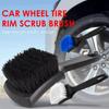 Multi-functional Car Wash Brush With Durable Bristles For Mat And Fabric Cleaning