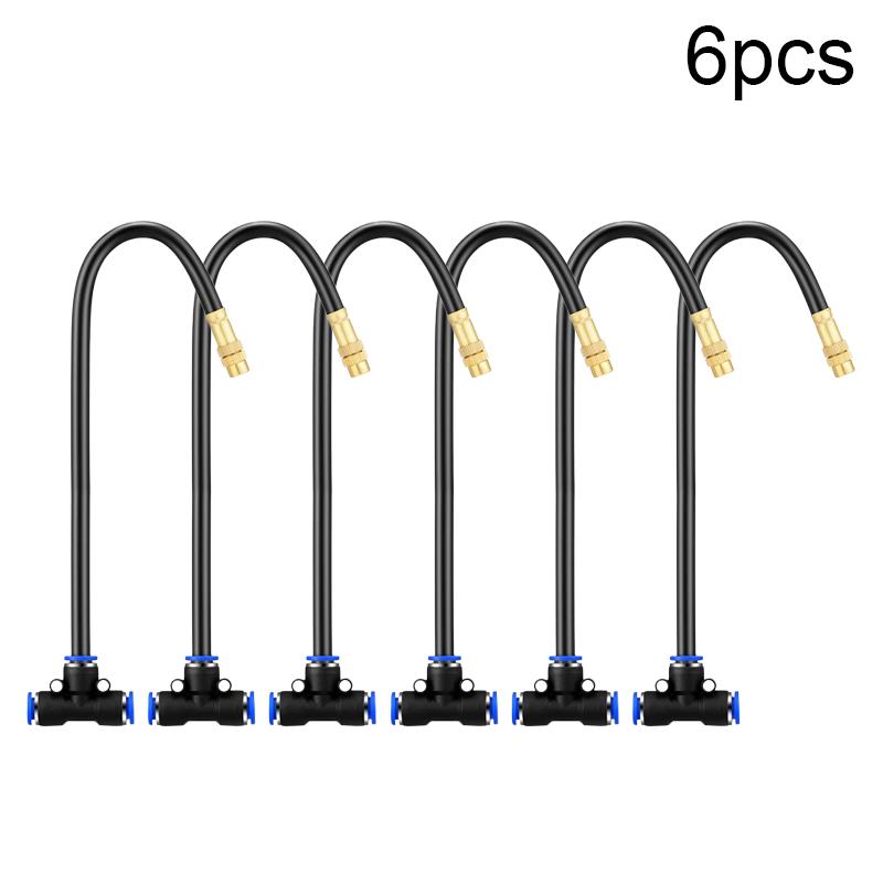 

Irrigation Mist Nozzle Kit,360° Free-bend Adjustable Nozzle Atomizer Sprayer for Outdoor Garden Irrigation Watering
