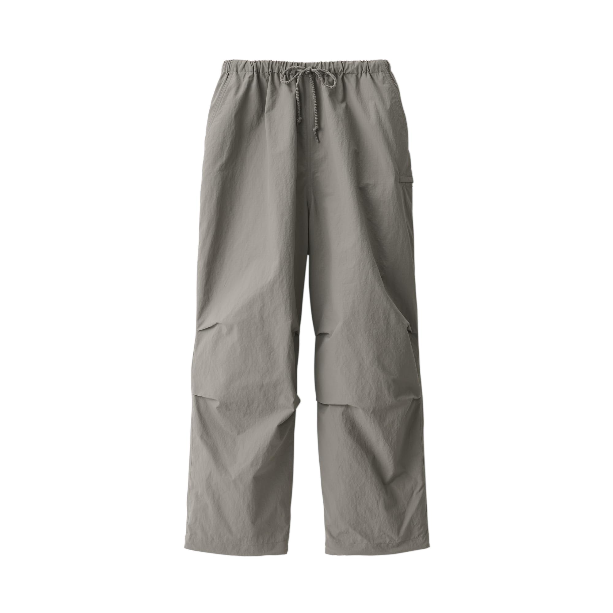 MUJI Nylon Wide Wind Mocha Size XS Women s Water-Repellent Pants, BI029A4A, Brown,