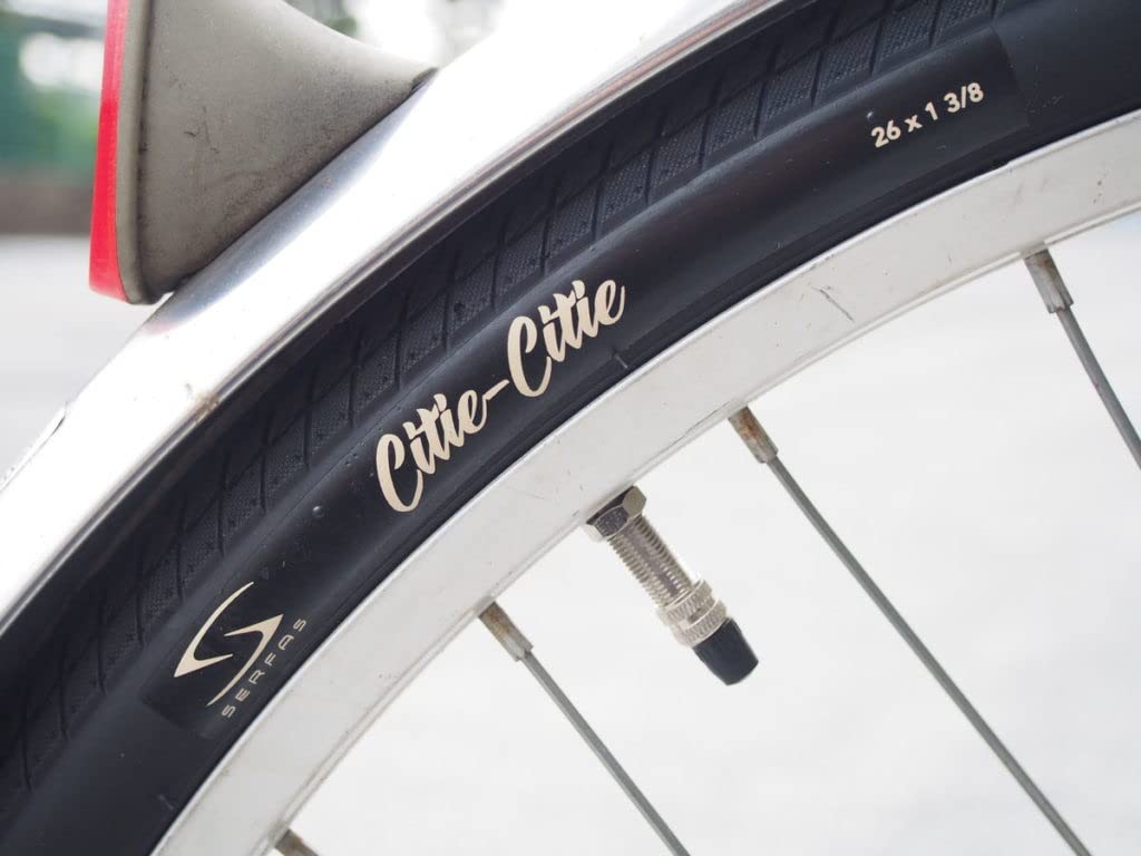 SERFAS Citie-Citie Bicycle Tire and Tube Set, 26-inch x 1-3/8