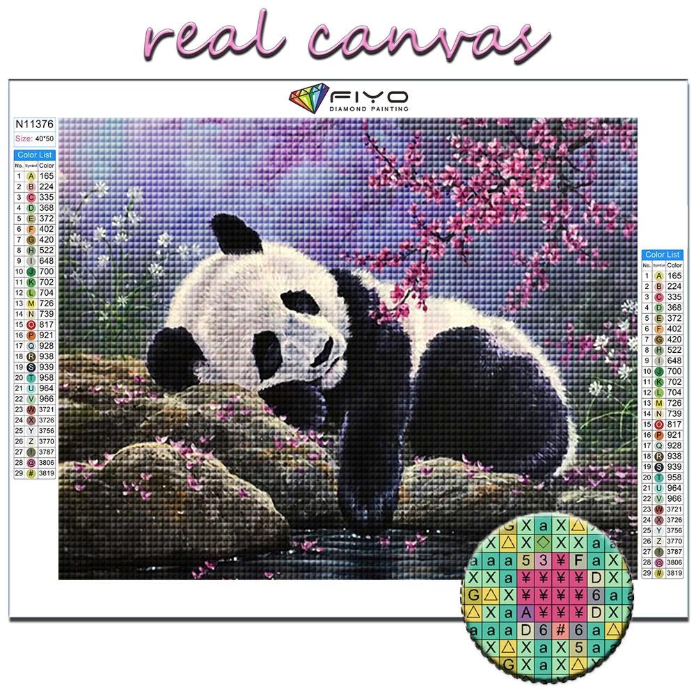 5D Diamond Painting Animal Panda DIY Diamond Embroidery Rhinestone Home Decoration