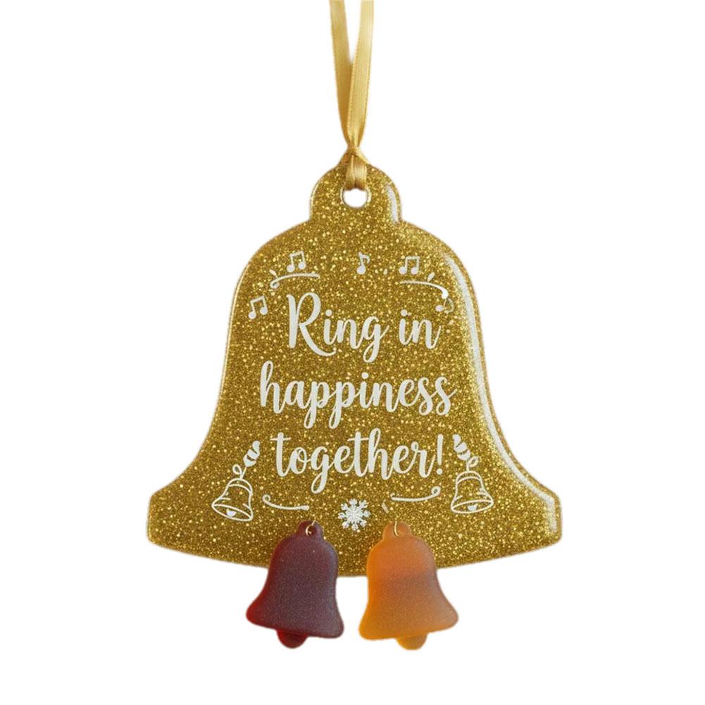 New Christmas Acrylic Friendship Hanging Pendants Ornaments Xmas Tree 2026 New Year Party Home Decoration DIY Gifts