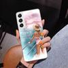 Girl Flamingo Summer Beach Phnoe Case for Samsung Galaxy S26 S25 Edge S23 S24 Ultra S22 Plus S21 S20 FE Unique Cover Soft Coque