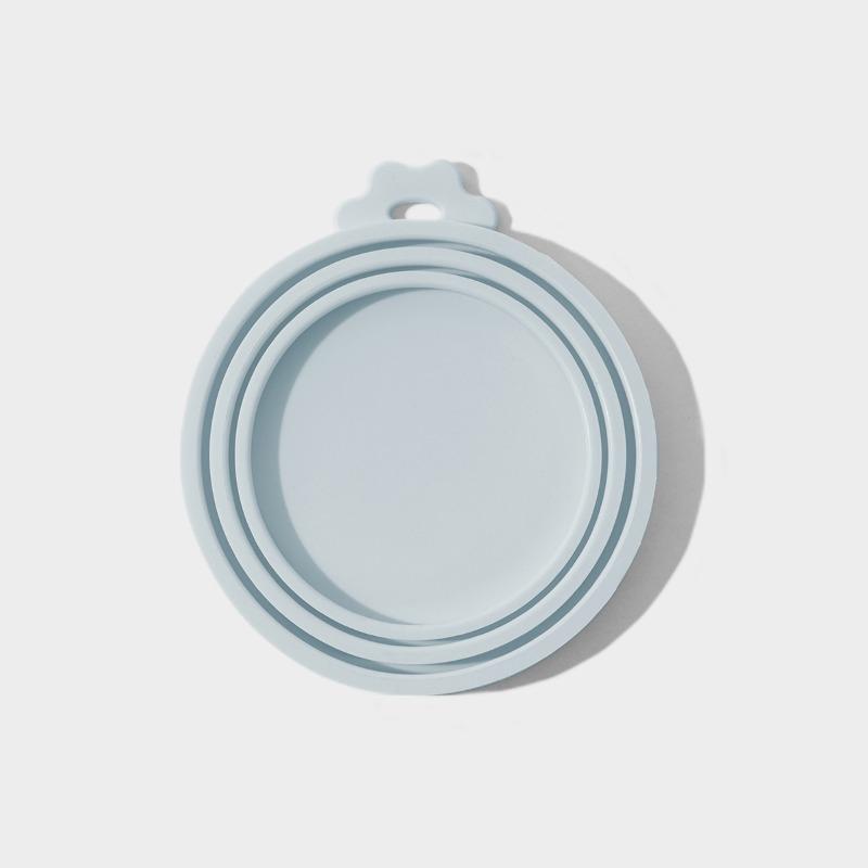 Reusable Silicone Pet Can Lid Airtight Seal Food Storage Cover For Dog Cat Wet Food Most Standard Pet Cans