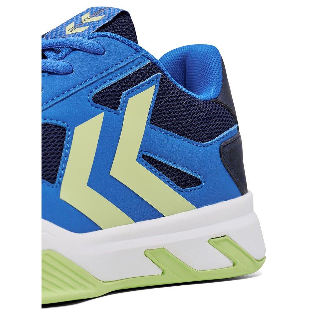 Hummel Teiwaz V Indoor Court Shoes Breathable Blue