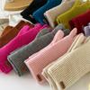 Monochrome Macaron Yarn Gloves Knitted Removable Gloves Women's Autumn and Winter Premium Hand Kit