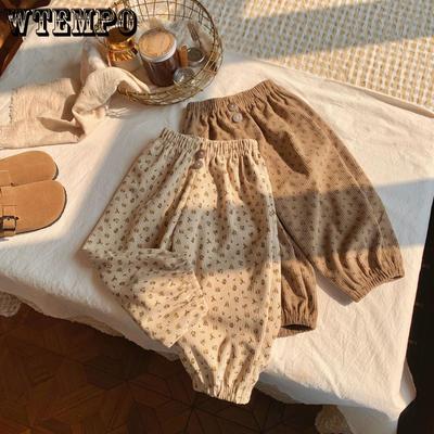 Kinder Koreanische Laternenhose Baby Frühlings- und Herbststil Hose Mädchen Freizeithose