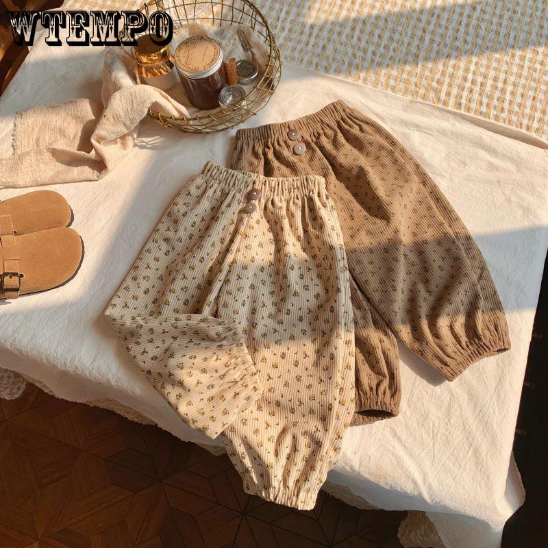 Children's Korean Lantern Pants Baby Spring and Autumn Style Pants Girls' Casual Pants