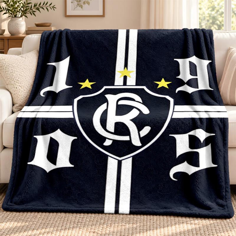 Clube do Remo blanket Flannel Blanket Soft Cozy Plush Throw for Sofa Bed Lightweight Home Decoration Outdoor camping