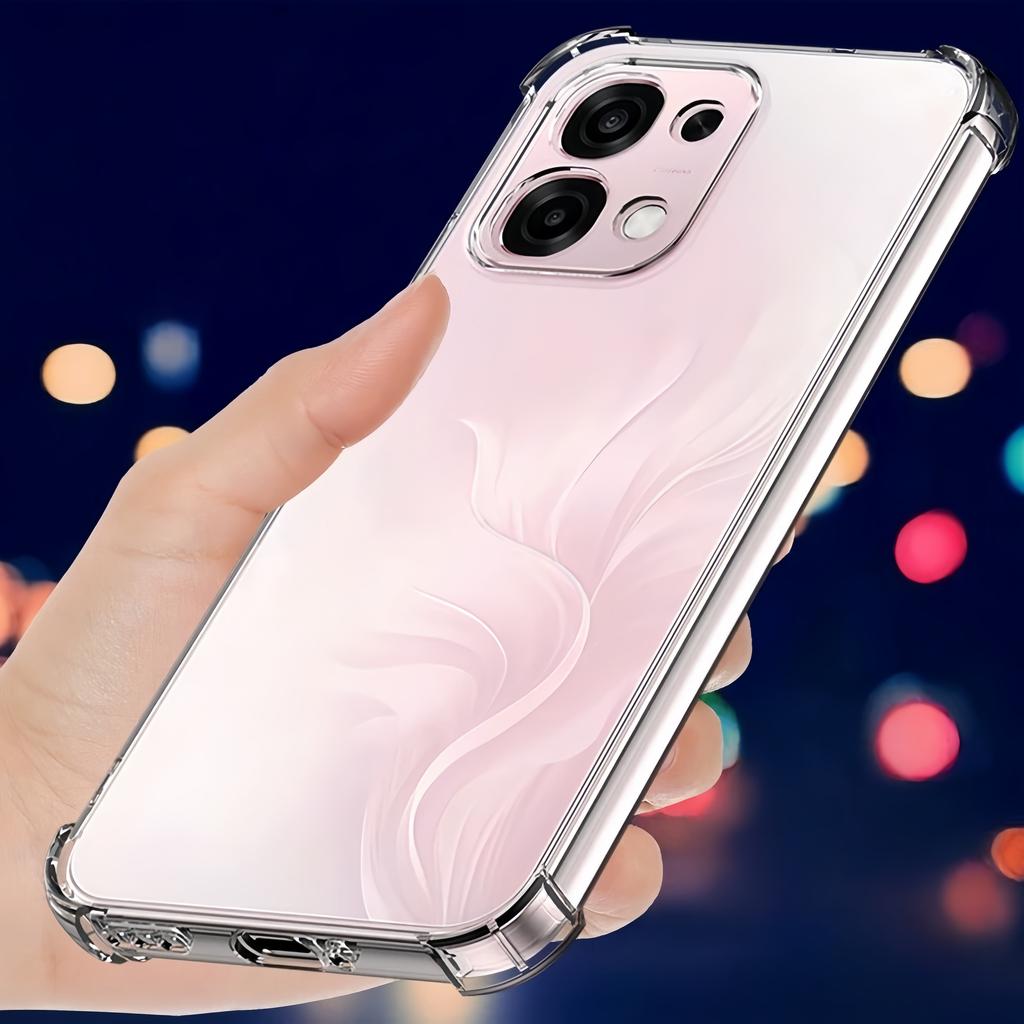 Transparent TPU Phone Case For OPPO A6 Pro/A6/A6X/A5 Pro/A5/A5X , Non-Yellowing Shockproof Protective, Anti-Scratch-Clear