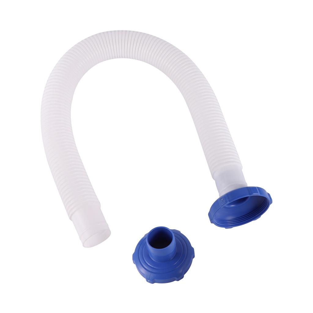 Pool Drain Pipe + Adapter Replacement Spare Part Pool Skimmer Hose Outdoor Swimming Pool Purifier Cleaning Tool