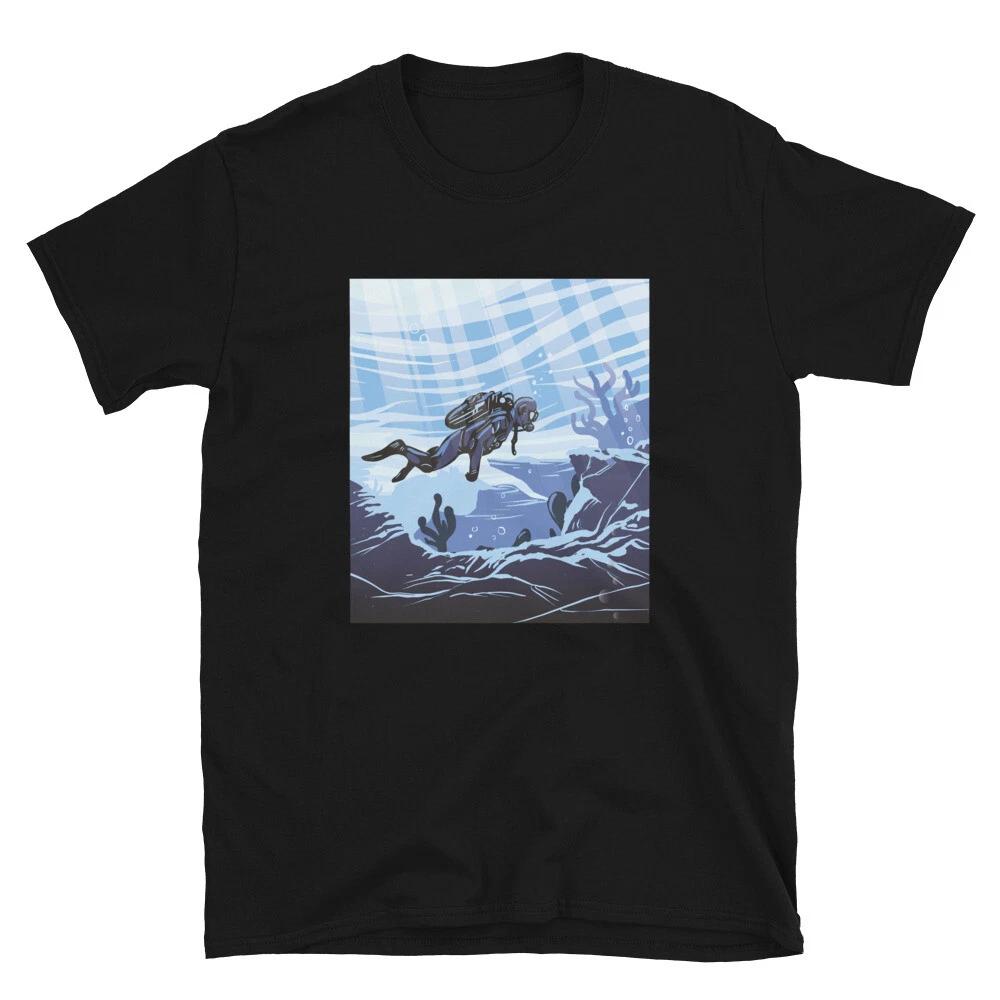 Diver Scuba Ocean T-Shirt M