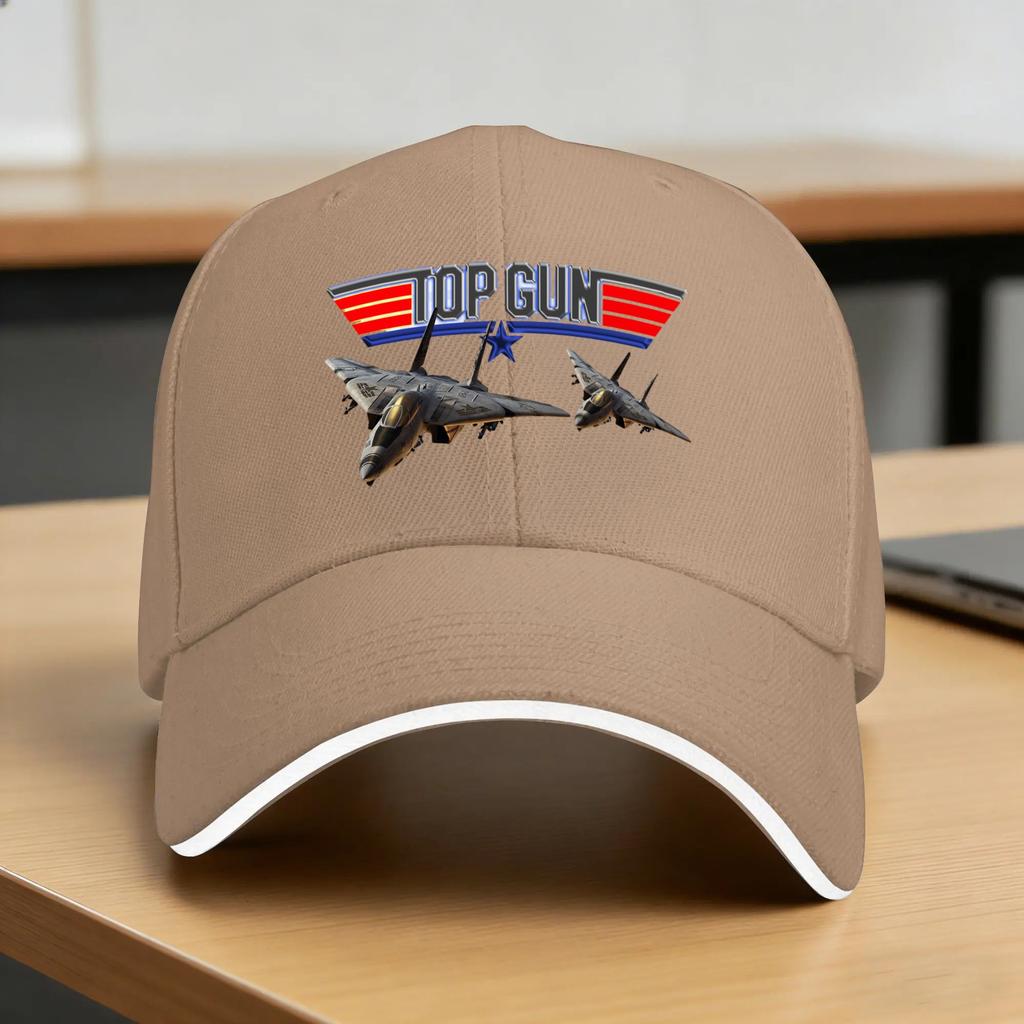 Top Gun  Baseball Cap  Hunting Camping Sun-Proof Trucker Hat Men Women Stylish Print Snapback Cap