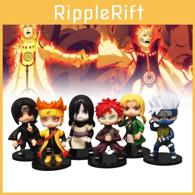 Vibrant Naruto Character Figurines Set Ideal For Collectors Featuring Naruto Sasuke And Others
