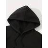 Casual Geometric Hoodie Set, Loose Fit Men's Hoodie and Pants Set, Casual Geometric Pattern Sportswear