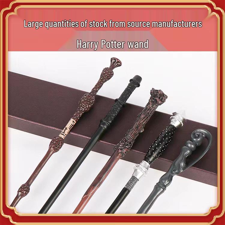 Harry Potter Magic Wand with Metal Core in Purple Box - Halloween Scepter