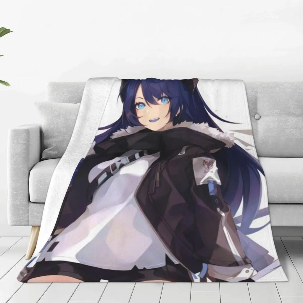 Japanese Anime Spice and Wolf Super Soft Velvet Plush Throw Blanket Modern Cute Holo Bedspread Blanket Home Blankets And Throws