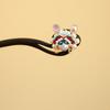Red Wooden Hair Stick Tassel Hanfu Hairpin Classical New Chinese Style Hair Clip  Bridal
