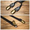 Retro Suspenders for Men Black Suspender Clip Simple Leather Suspenders  Business