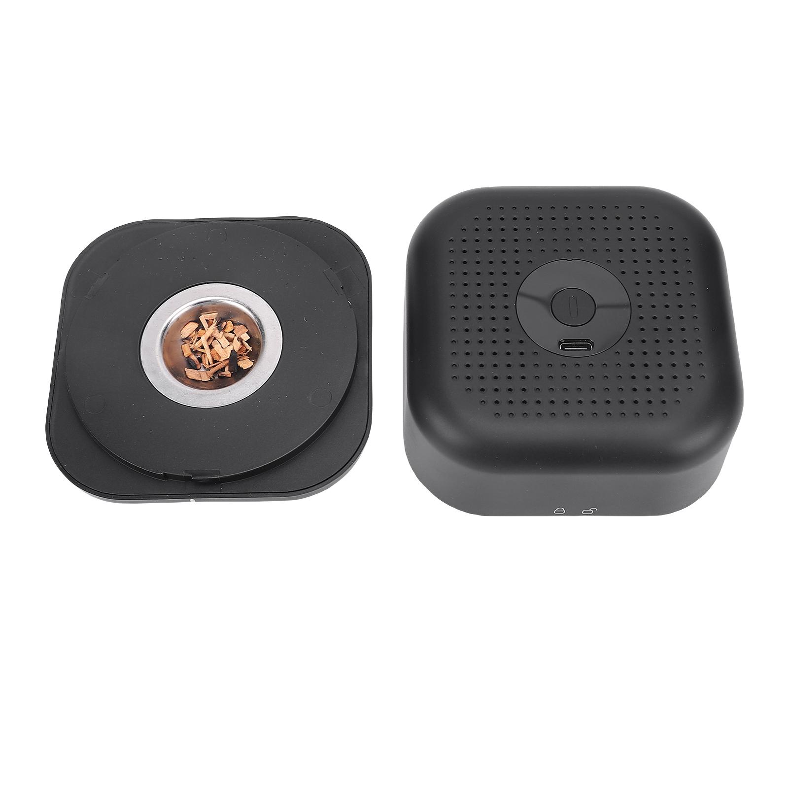 

Электрический набор для копчения виски Перезаряжаемая машина для копчения коктейлей Набор с 6 видами щепы и 4 камнями для виски для мужчин