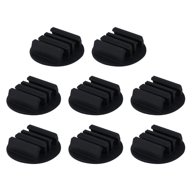 4/8 Set Durable Silicone Pen Holder Handy Writing Tool Storage Holder Convenient Silicone Pen Organizer for Students