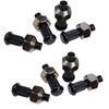 Carbon Steel Forged and Hardened Lug Nut and Stud Set 8PCS 6564669 6709170 for Bobcat Skid Steer 500-883 Series