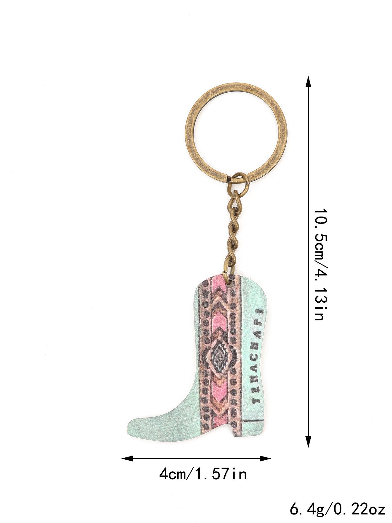 Western Style Long Boots Keychain & Bag Pendant
