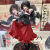 19Cm Date A Live Tokisaki Kurumi Anime Figure Cute Girl Model Toy Pvc Black Dress Dress Up Standing Model Car Interior Ornament