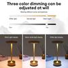 Wireless Simple Decorative Table Lamp Infinitely Dimmable Atmosphere Classic Retro Portable Rechargeable Touch Desk Lamp